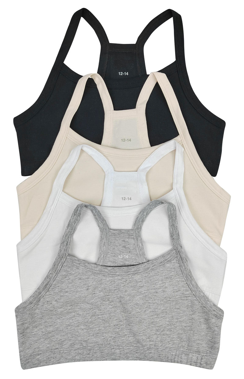 white sports bra