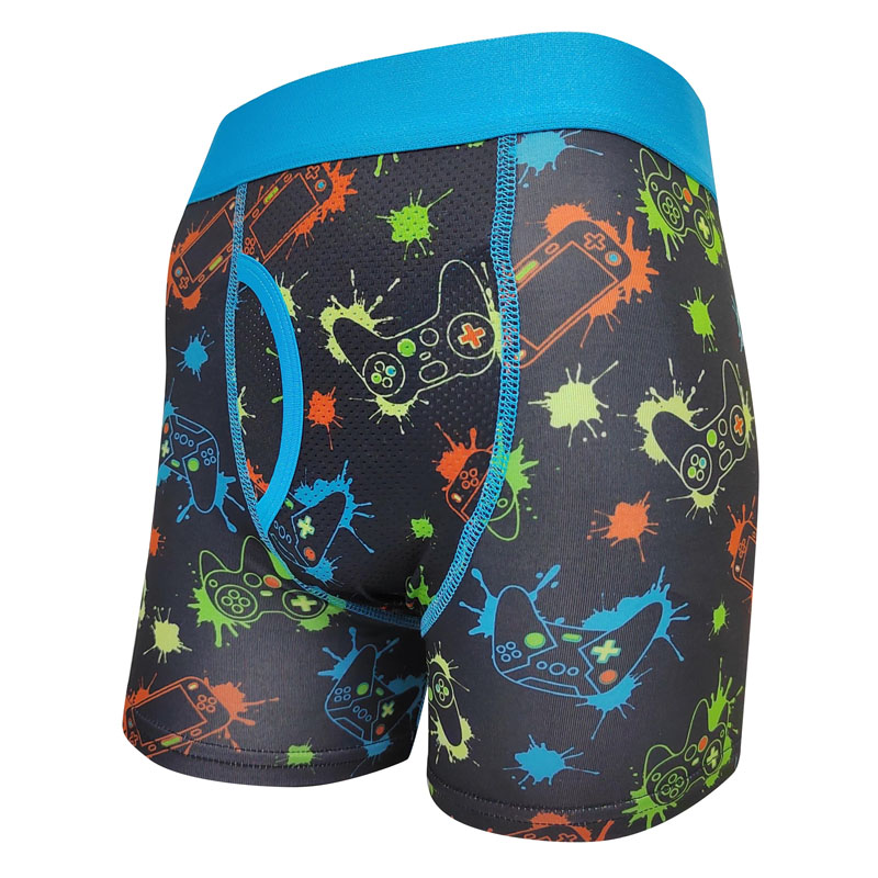 Calzoncillos bóxer para niños Gaming AOP, paquete de 5