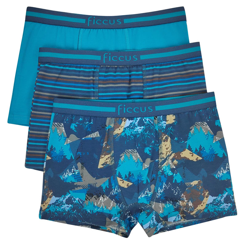 Calzoncillos tipo bóxer de algodón estampados para niños