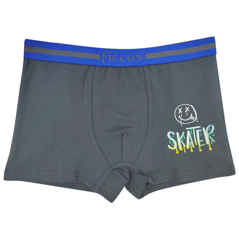 Calzoncillos tipo bóxer para niño con estampado de mezcla de algodón