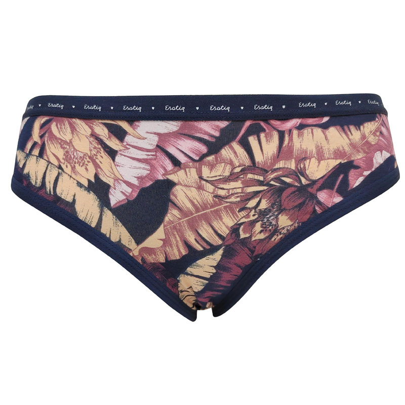 Braguita de algodón y elastina lisa para mujer
