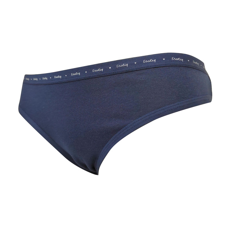 Braguita de algodón y elastina lisa para mujer