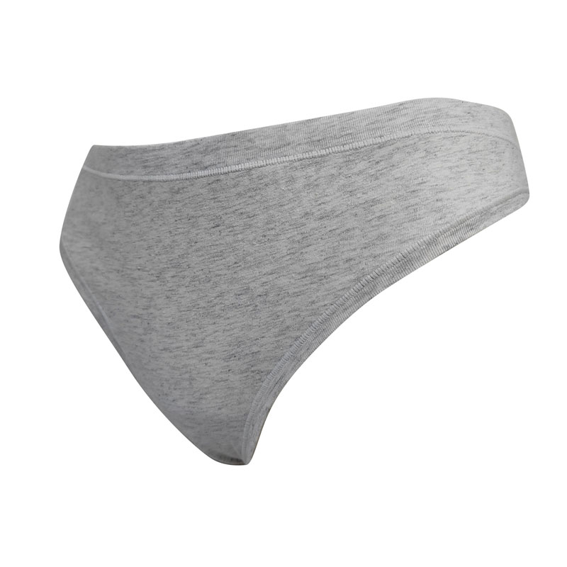 Tanga de algodón y elastina para mujer