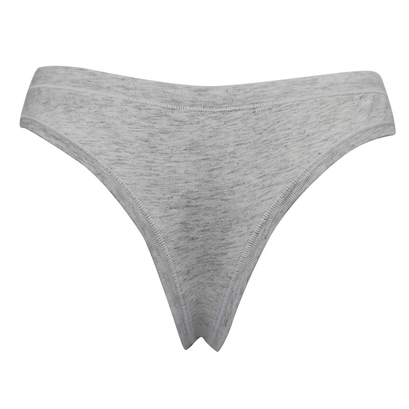 Tanga de algodón y elastina para mujer