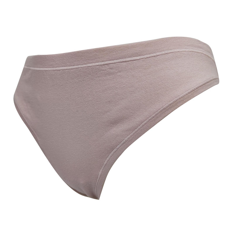 Tanga de algodón y elastina para mujer