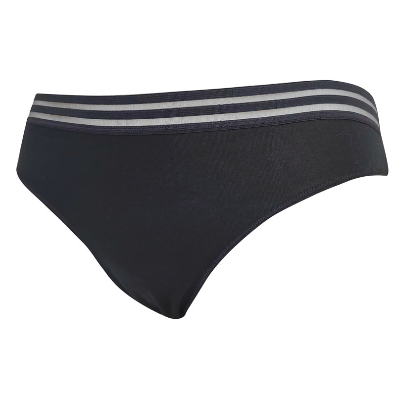 Tanga Essential de algodón y elastina para mujer, color liso