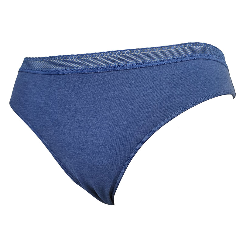 Tanga Essential de algodón y elastina para mujer, color liso