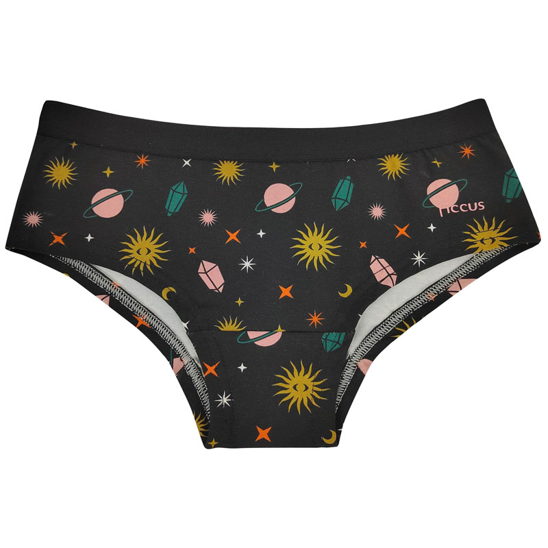 Paquete de 3 calzoncillos de algodón para niñas con estampado reactivo