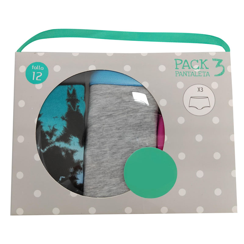 3ppks girl`s cotton panty