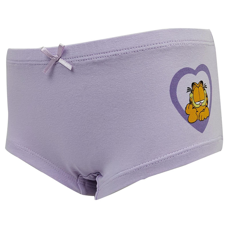 2 paquetes de bóxers de algodón de punto para niñas
