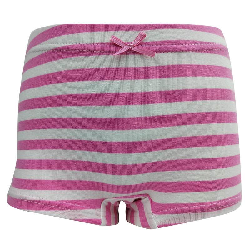 Bóxer de algodón y elastano con estampado integral para niña
