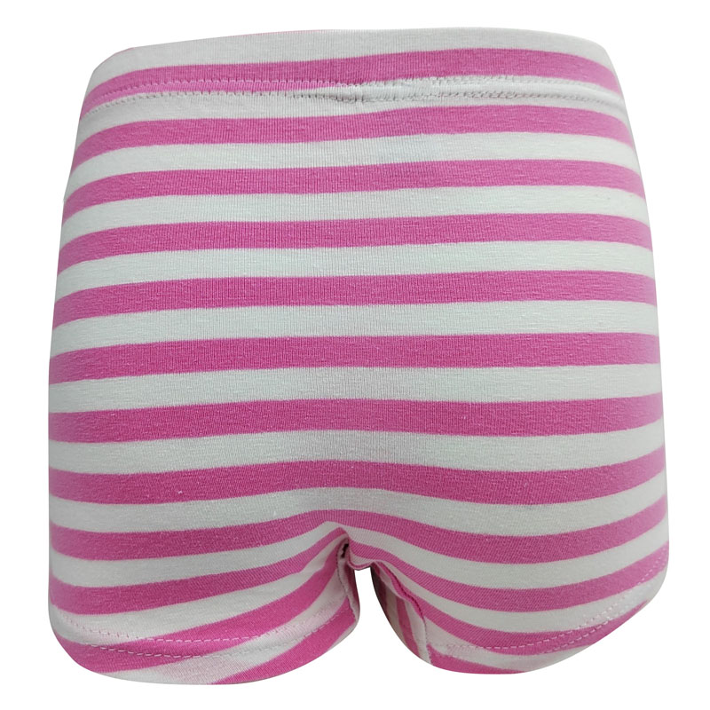 Bóxer de algodón y elastano con estampado integral para niña