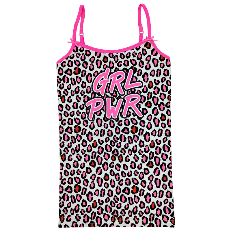 2 piezas de camiseta sin mangas de algodón para niñas con estampado integral