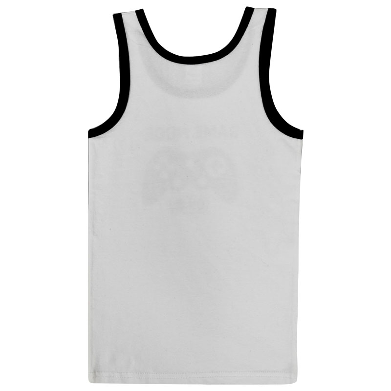 Paquete de 2 chalecos de algodón blanco y negro para niños