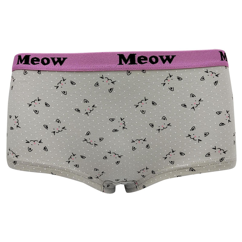 Bóxer de mujer con estampado de elastina y algodón