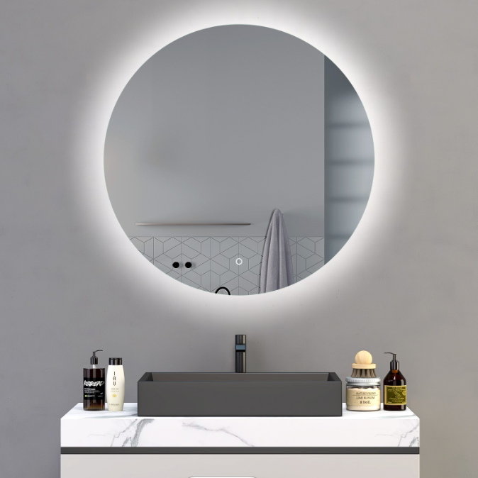 Hotel Smart Touch Led Lighted Vanity Bathroom Mirror