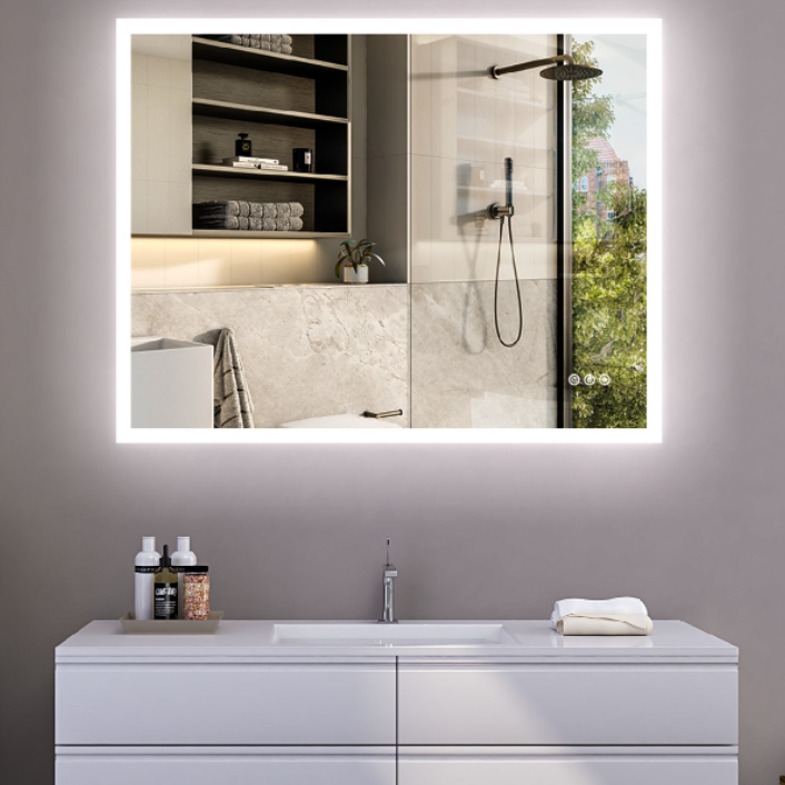 Hotel Smart Touch Led Lighted Vanity Bathroom Mirror