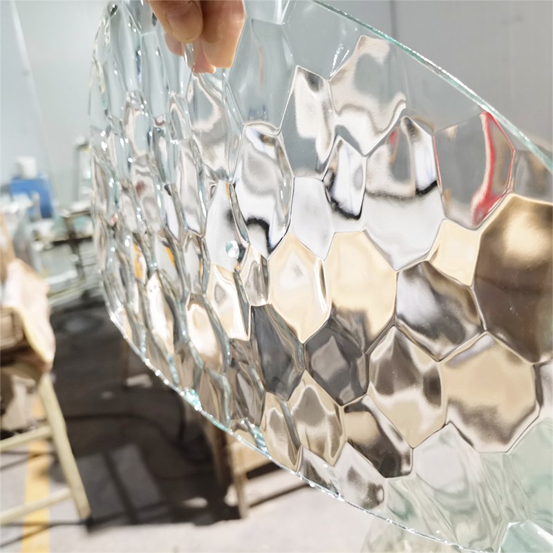Tempered Patterned Textured Glass