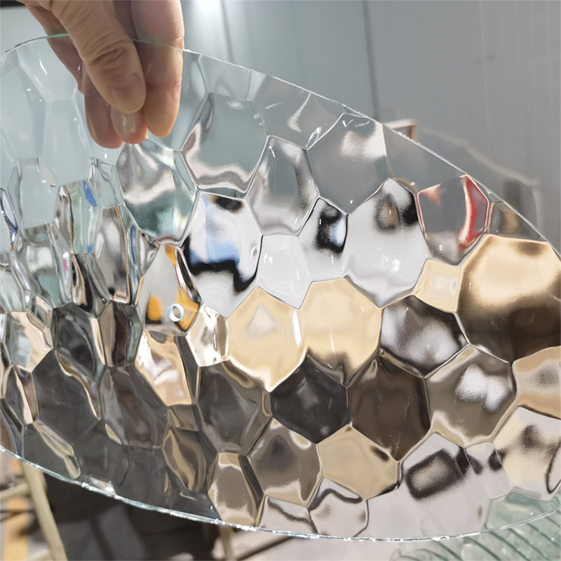 tempered textured glass