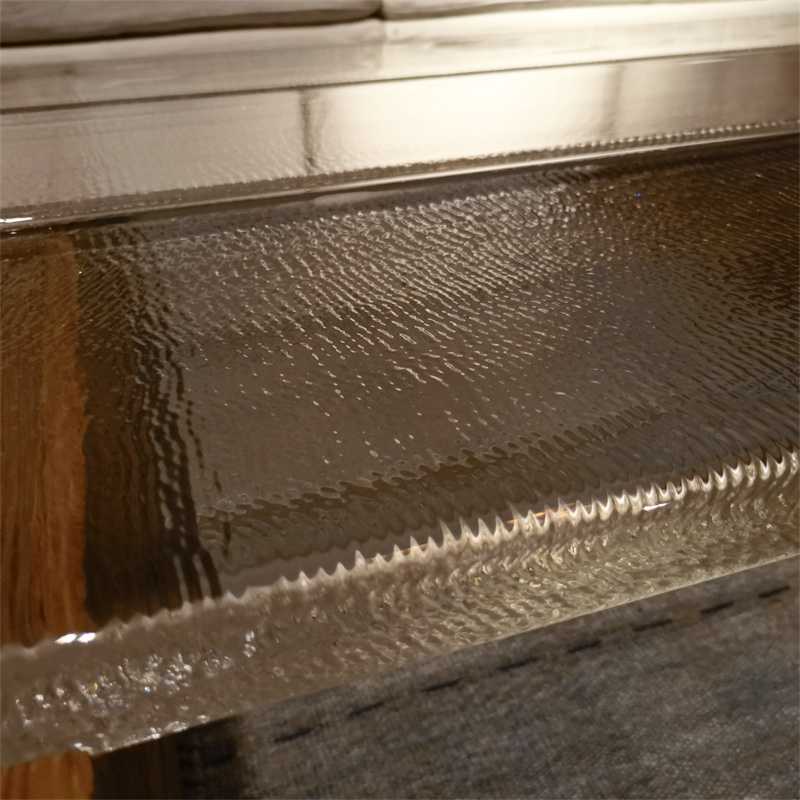 Architectural Cast Glass Panels Hot Melting Fuse Glass