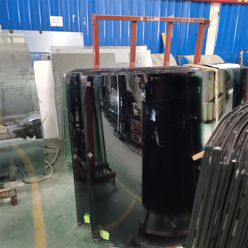 17.5 Mm Curved Tempered Laminated Glass CE And SGCC
