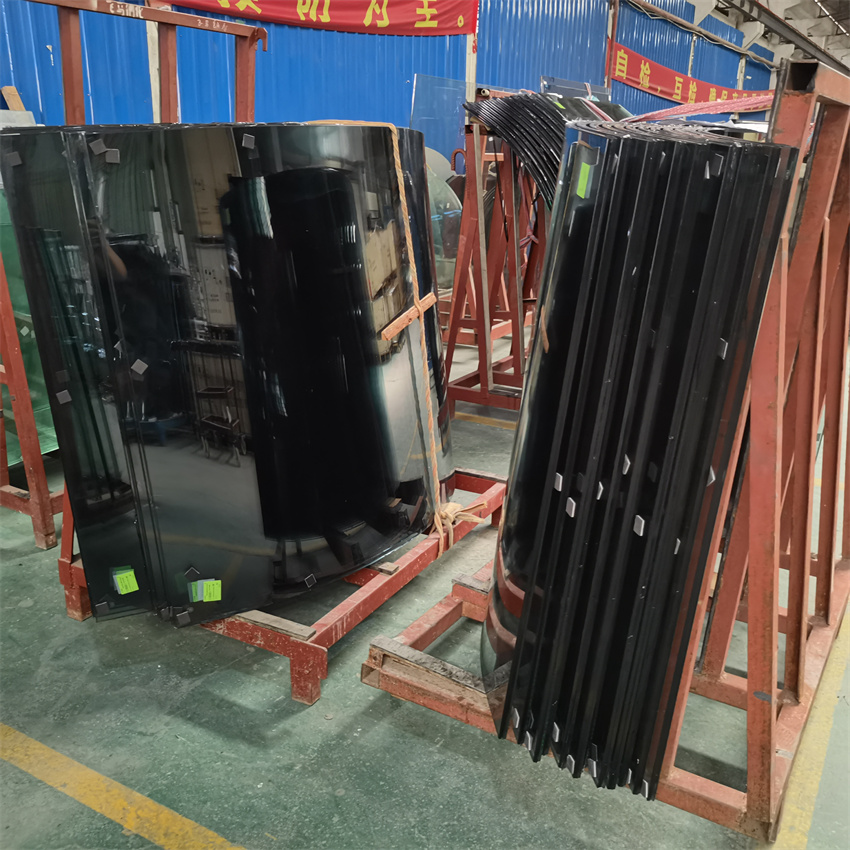 17.5 Mm Curved Tempered Laminated Glass CE And SGCC