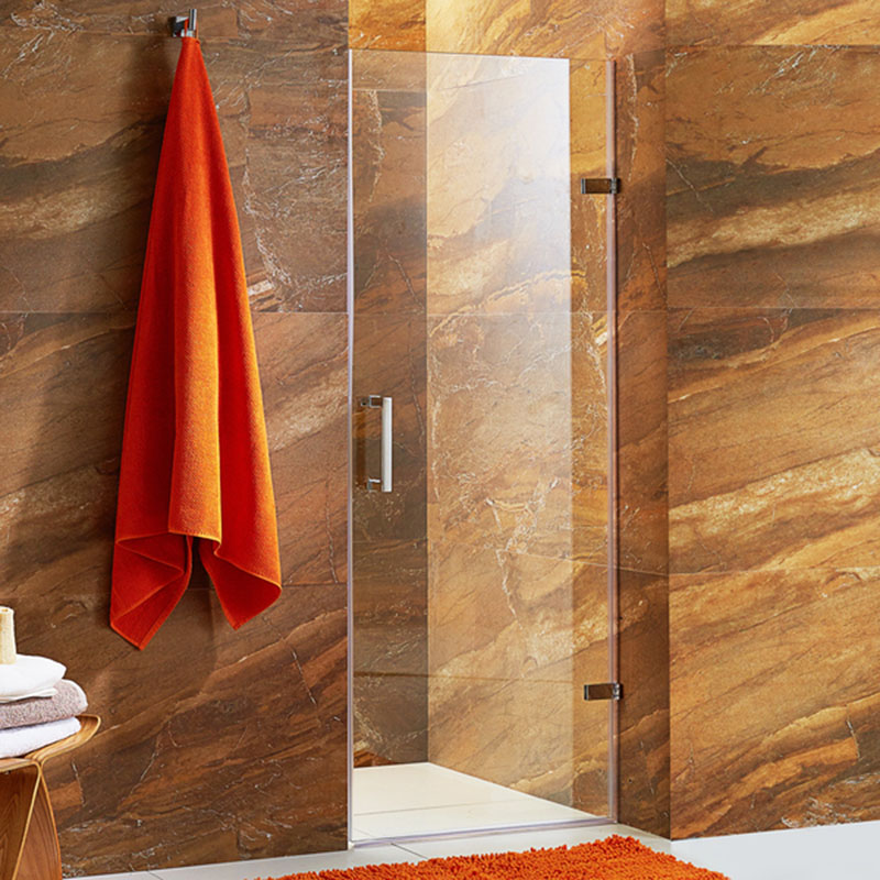 Water Repellent Glass Shower Panel With Seal Strip Parts And Handle