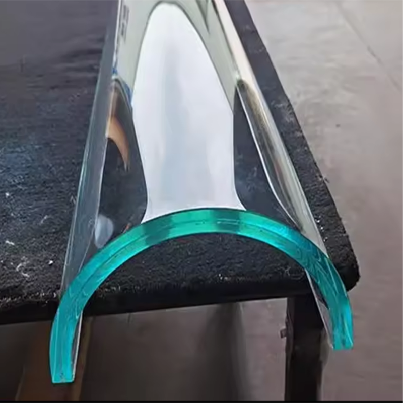 Small Radius Semi-circular Curved Building Toughened Glass