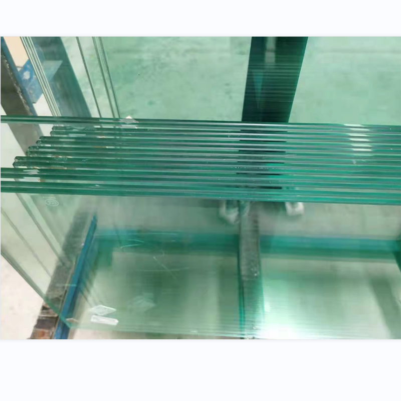 Fitting Side Mounted Stair Balcony Outdoor Laminated Glass Railing