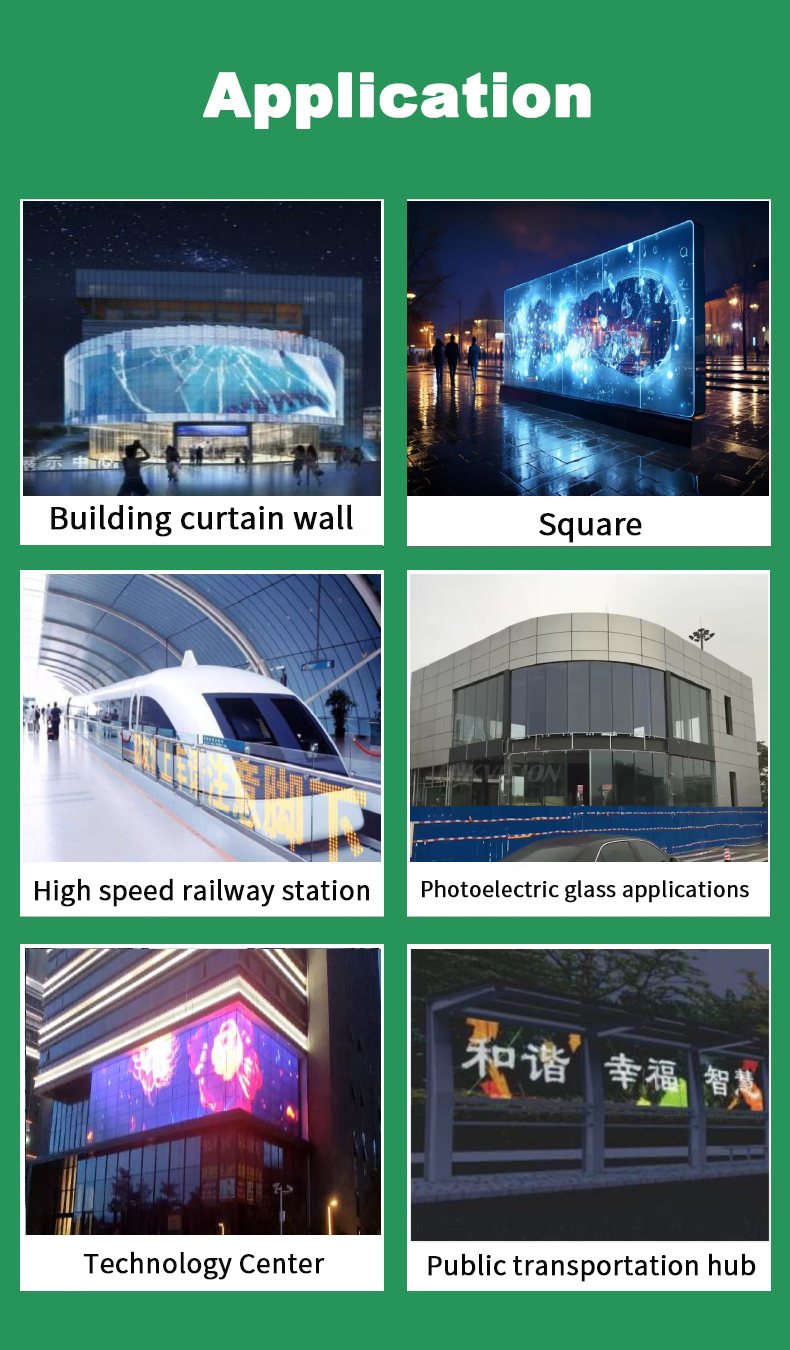 transparent led video screen