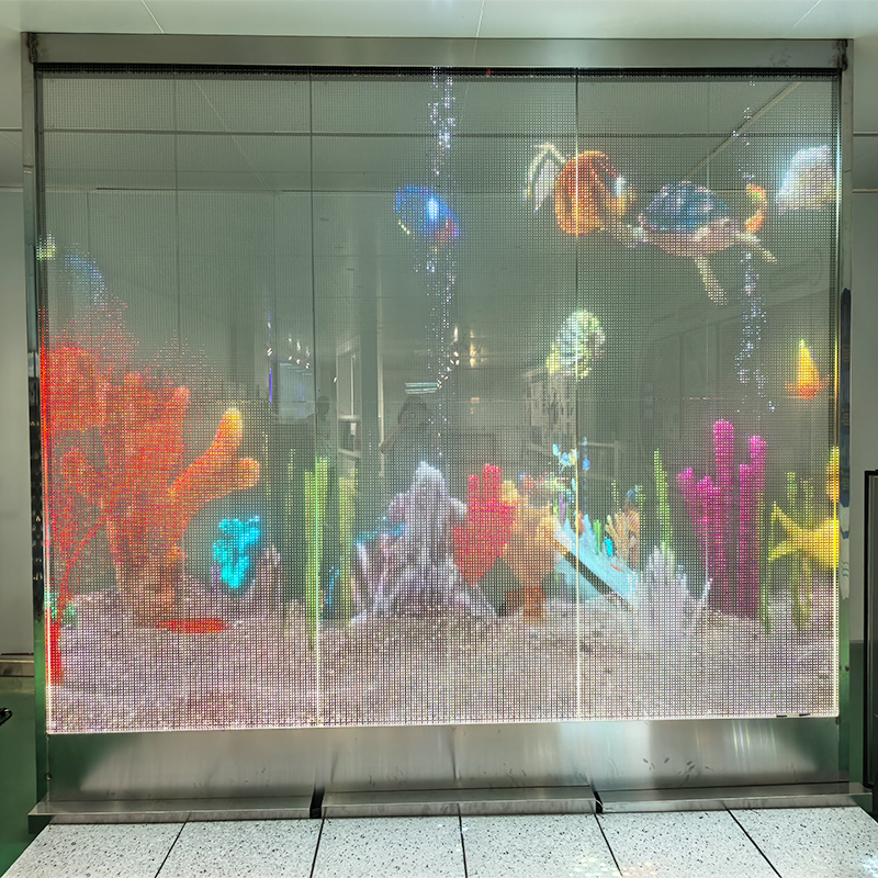 Photoelectric Glass LED Film Display Photoelectric Curtain Glass