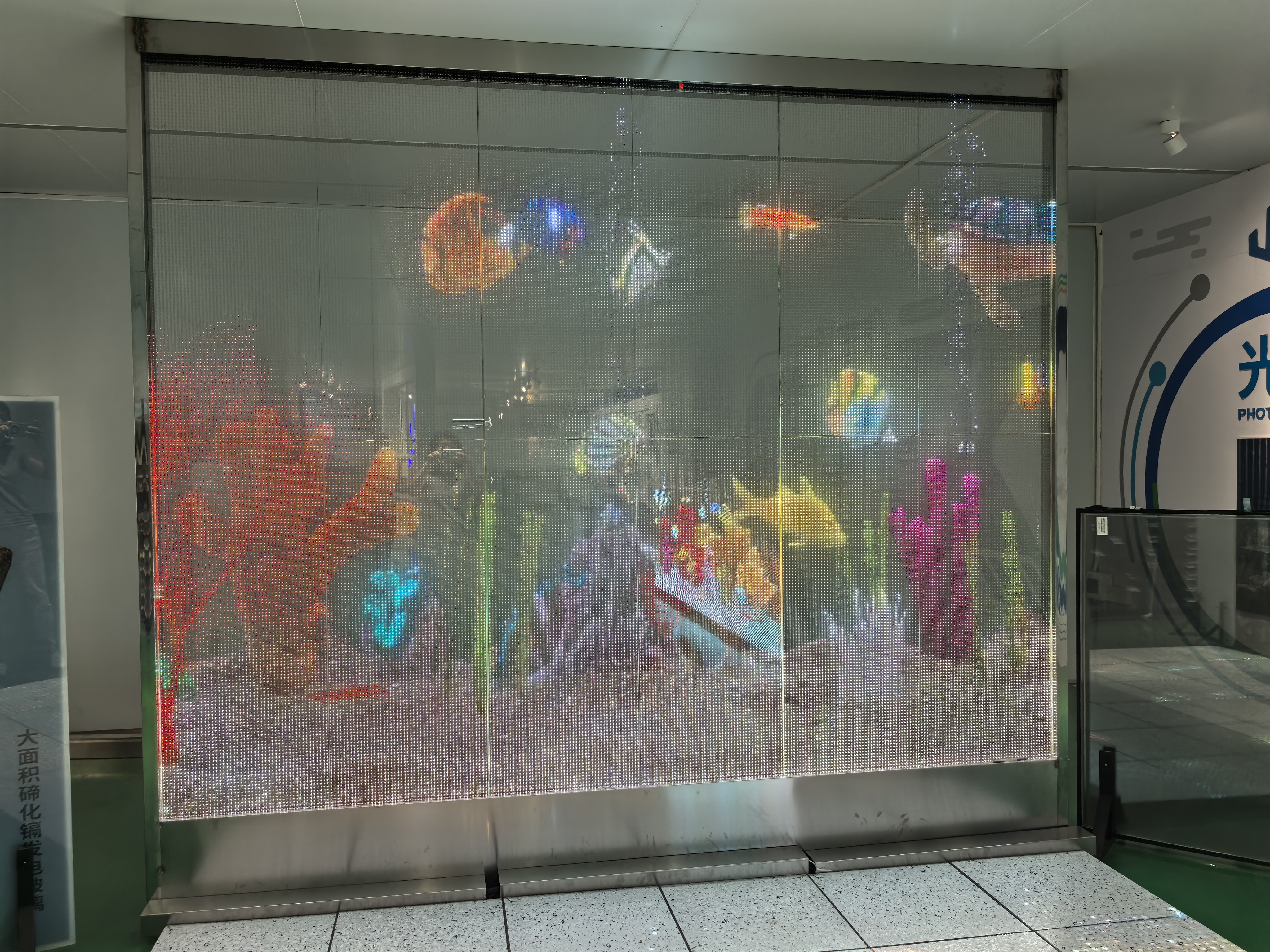transparent led film display