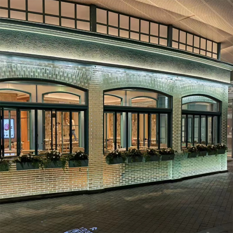 Solid Glass Block Hot Melt Glass Bricks For Wall Decoration