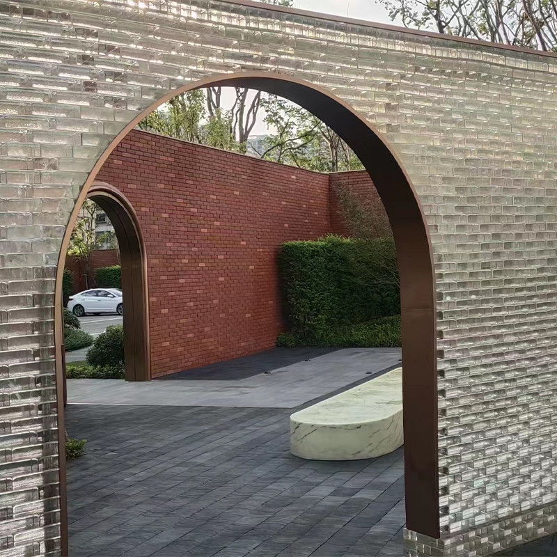 Solid Glass Block Hot Melt Glass Bricks For Wall Decoration