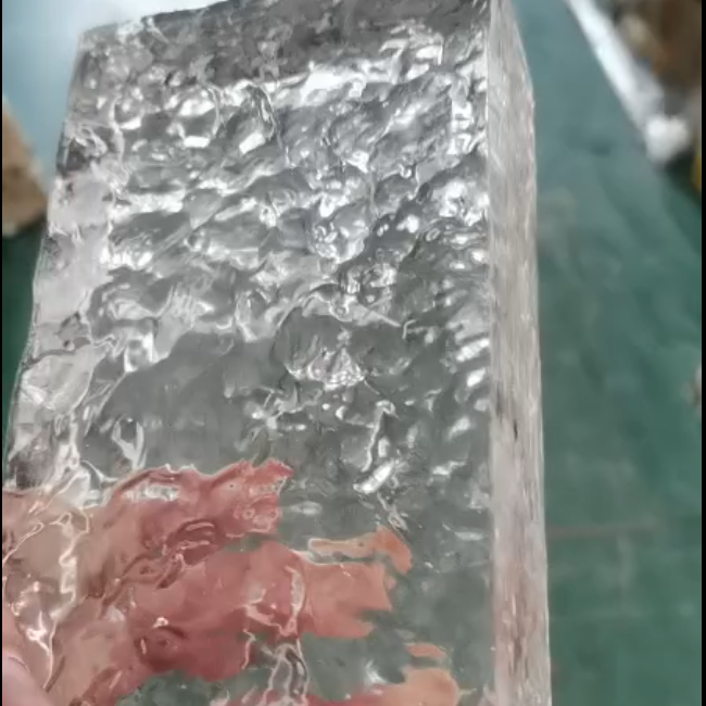 Transparent Glass Crystal Brick Blocks For Architecture
