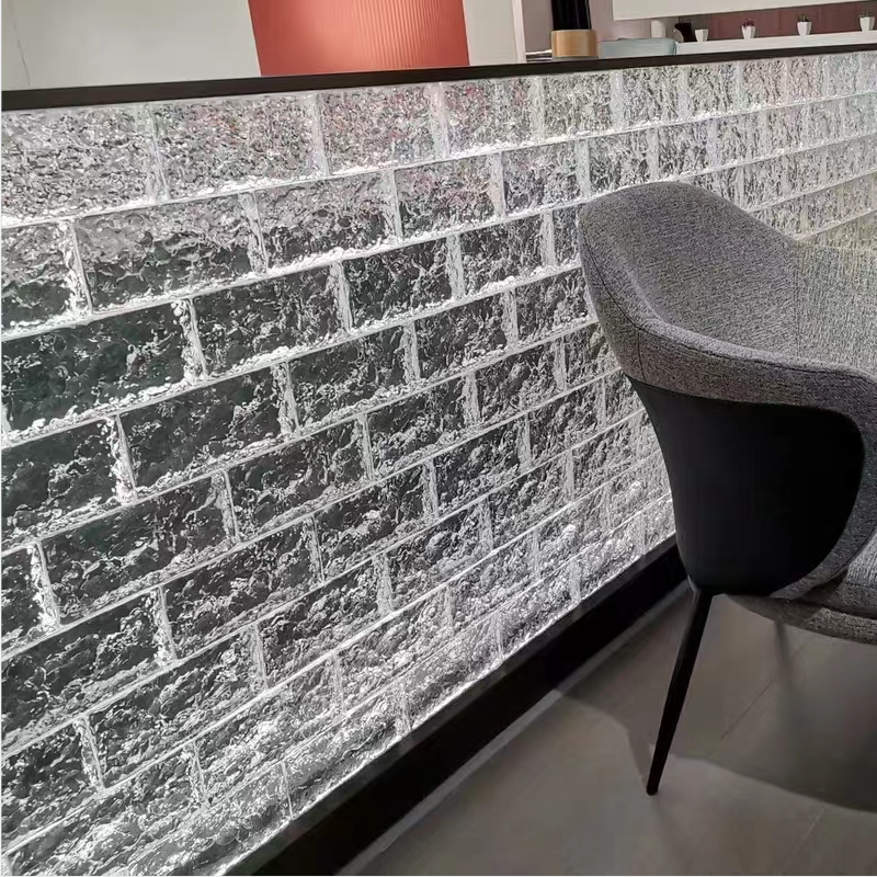 Transparent Glass Crystal Brick Blocks For Architecture