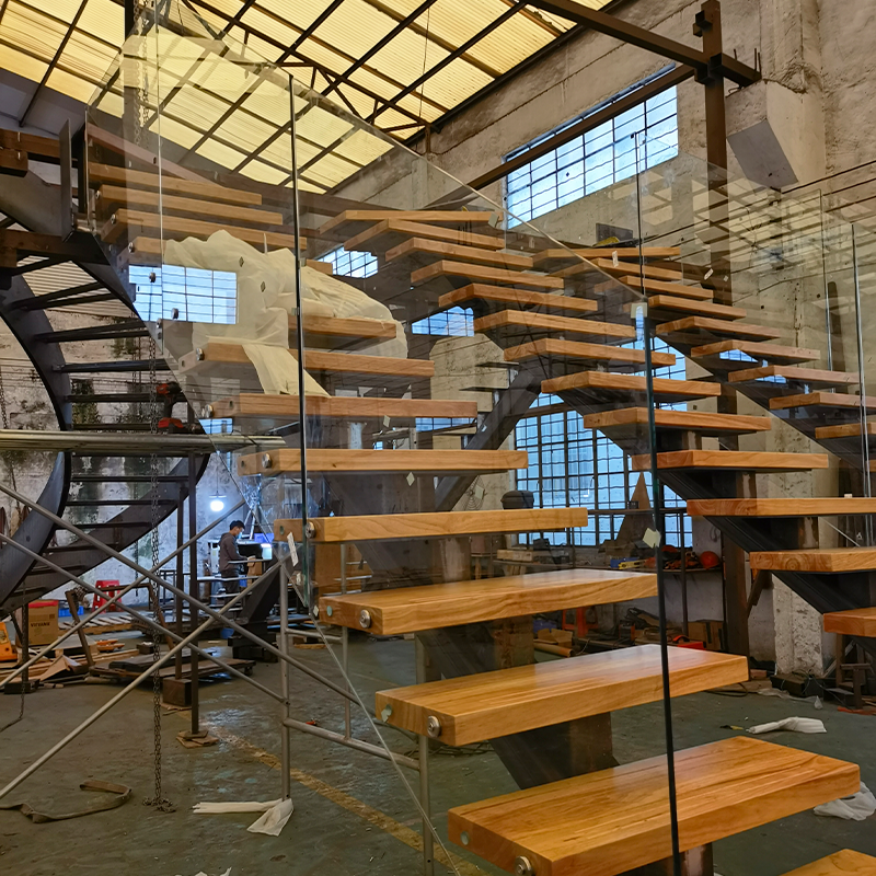 Outdoor Tempered Glass Balustrade And Railing Stair