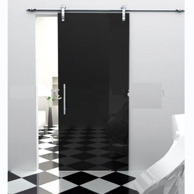 frameless tempered glass door