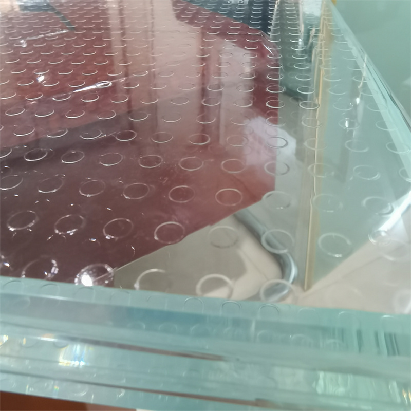 Ultra Clear PVB SGP Laminated Non-slip Stair Glass