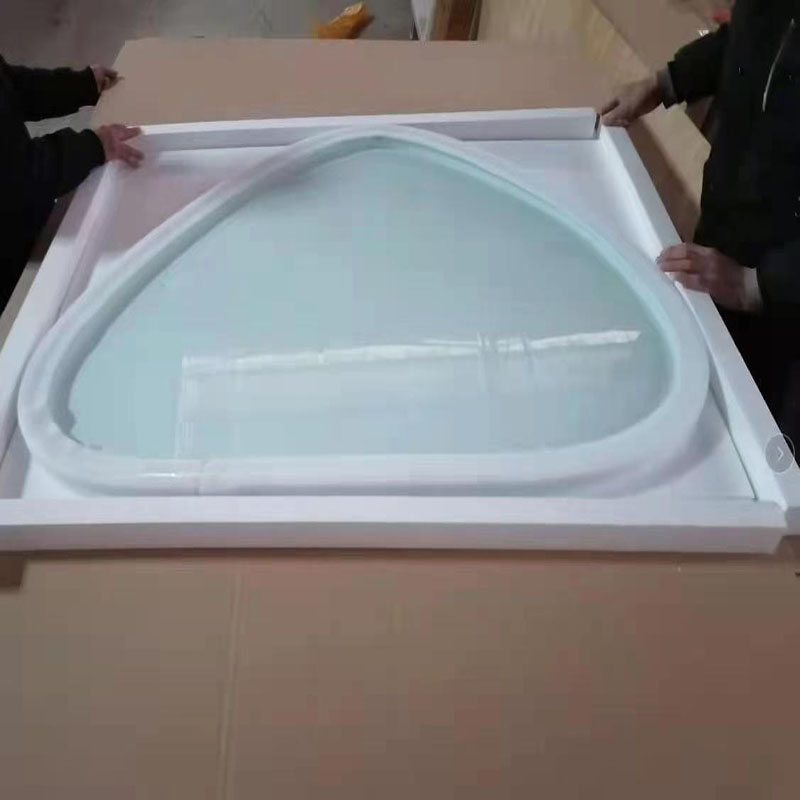 High Strength Irregular Shape Tempered Table Glass
