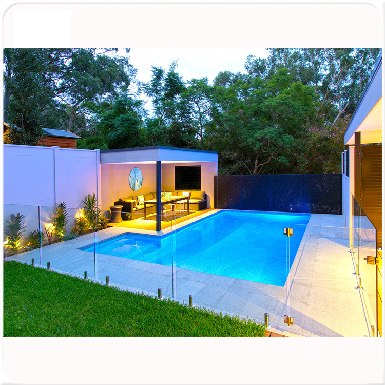 tempered glass pool fence