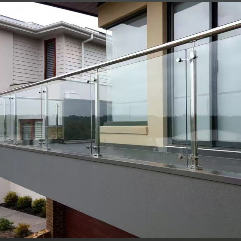 Frameless Tempered Glass Balustrade Railing for Balcony