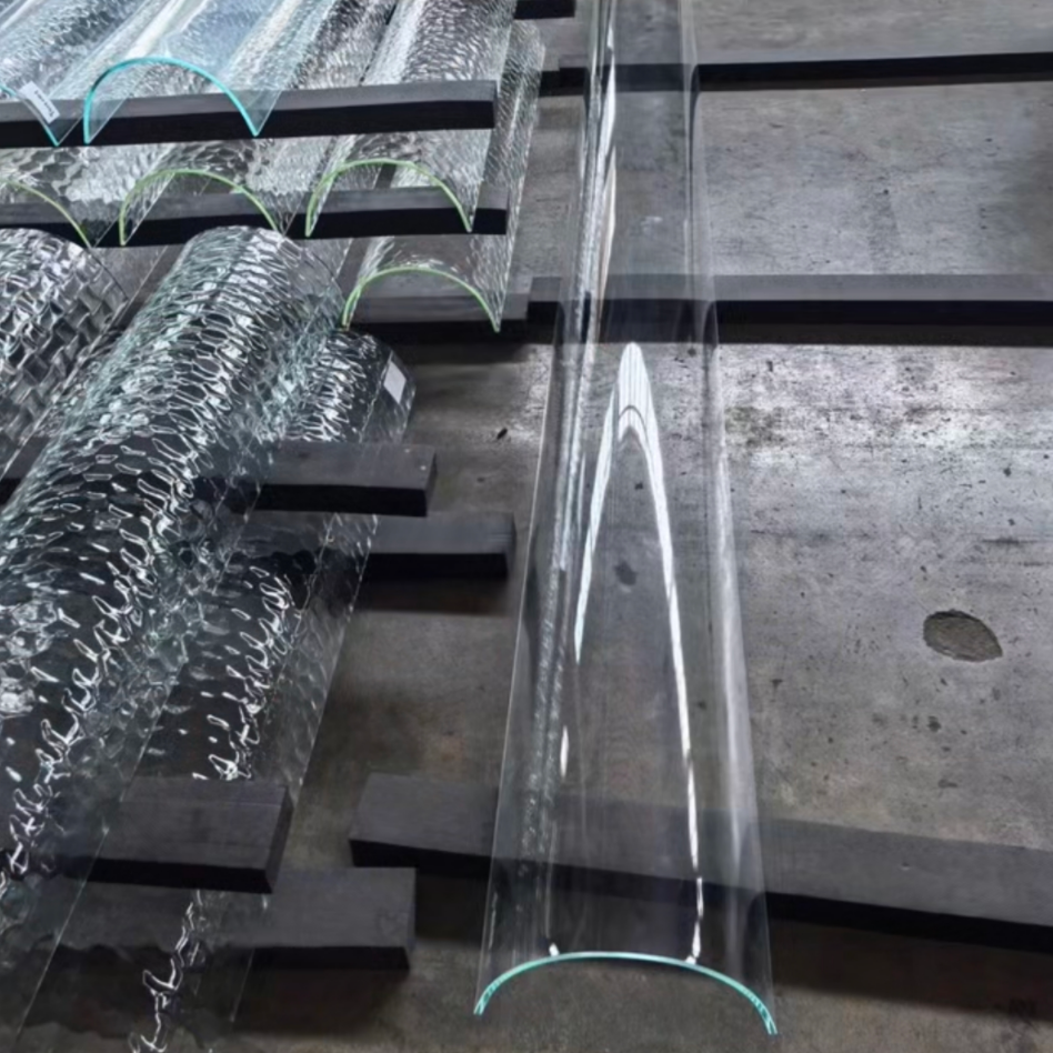 Small Radius Curved Building Toughened Tempered Glass