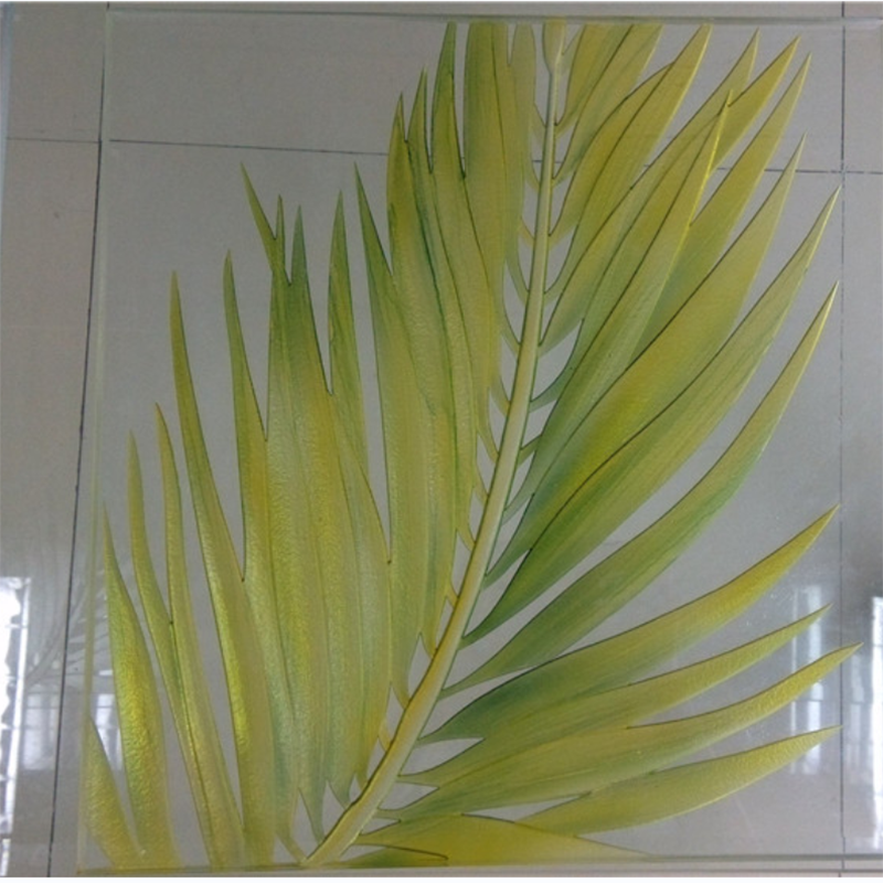 Decorative Custom Deep Carved Art Glass for Doors