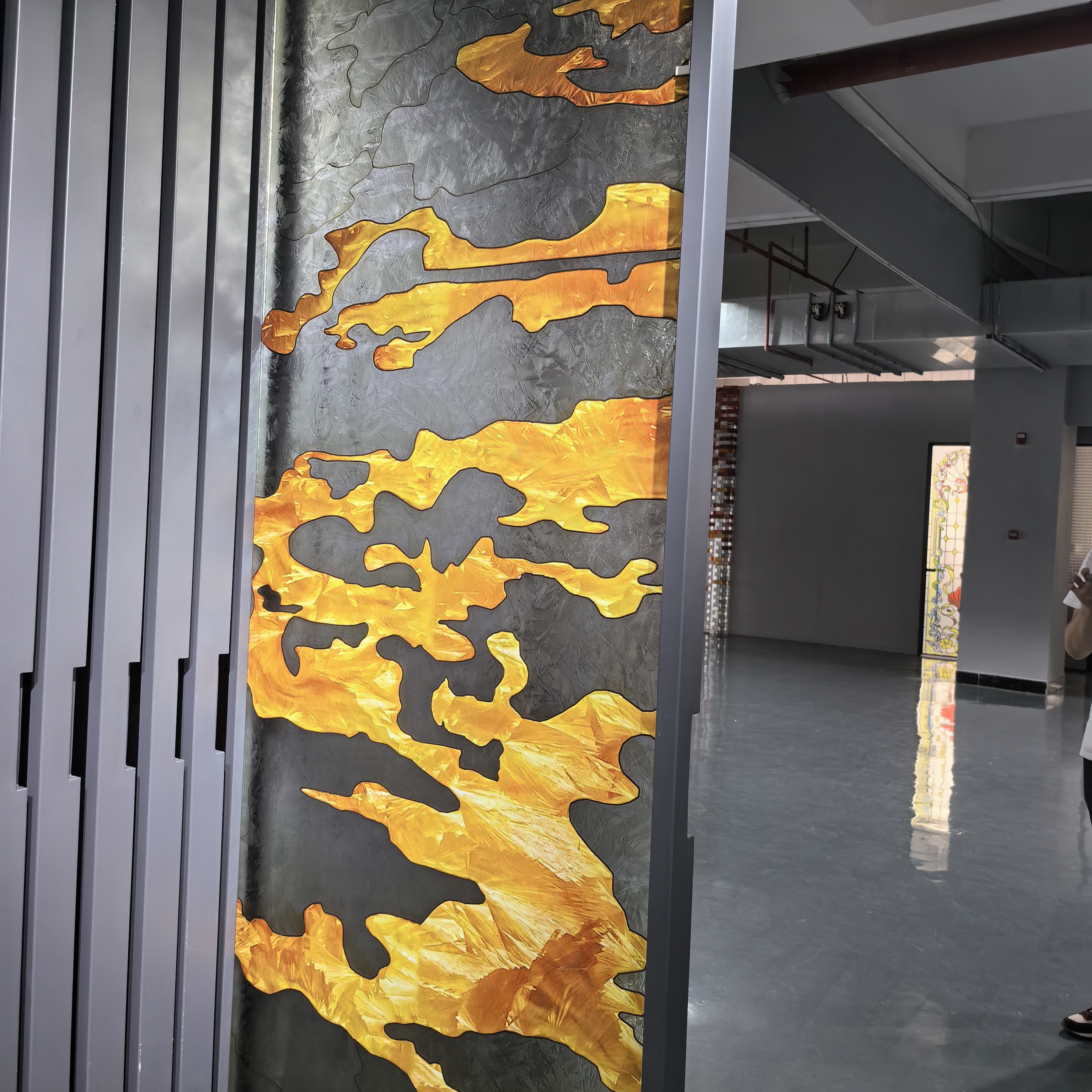 Tempered Decorative Digital Printing Glass Wall For Hotel