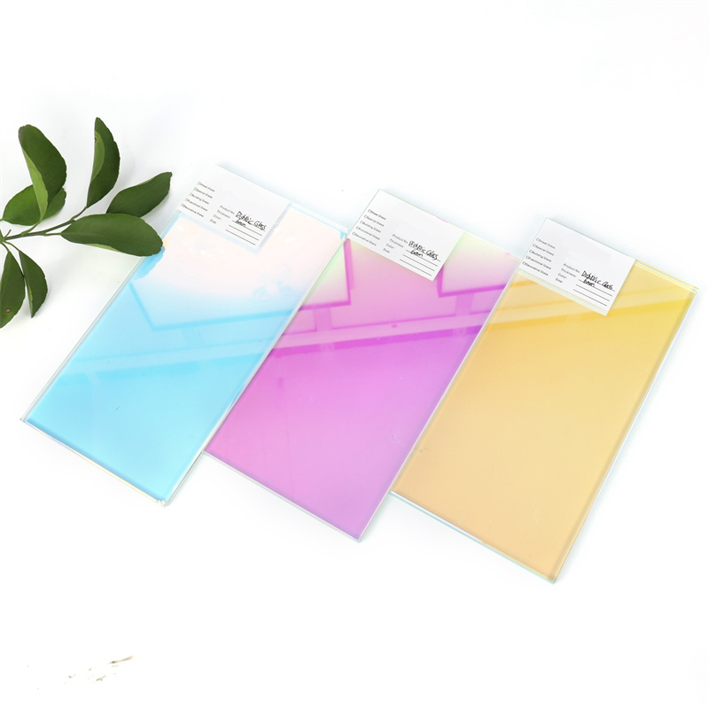 Art Colorful glass Dichroic Glass for curtain wall