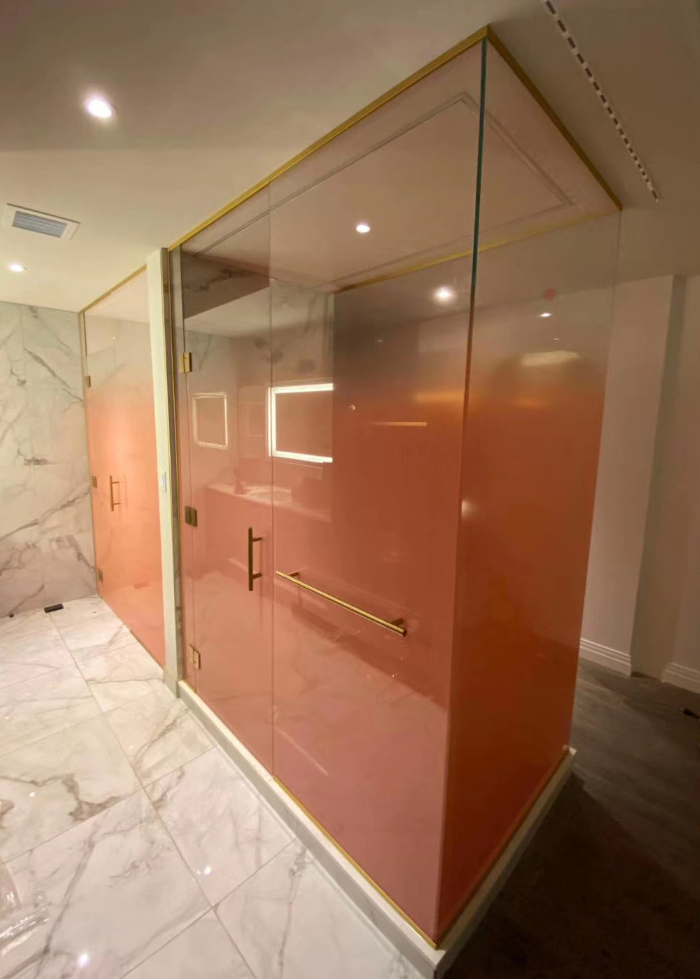 frosted glass gradient