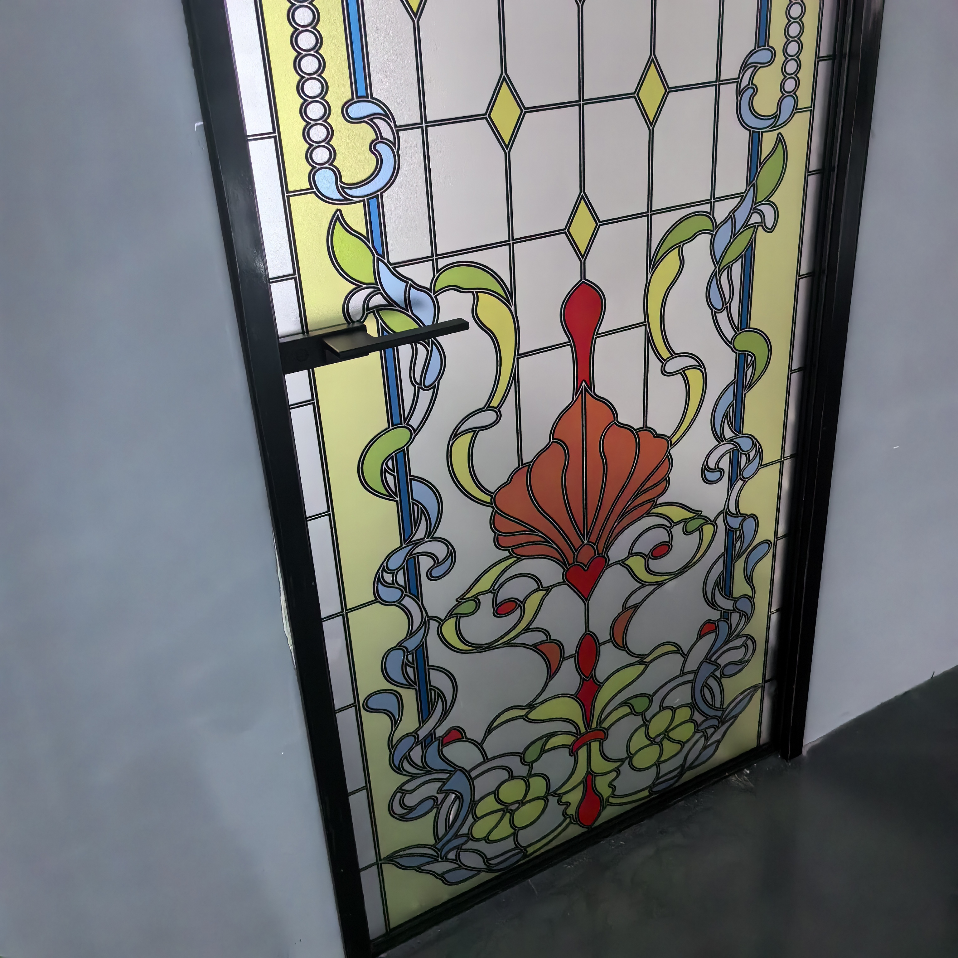 Stained Glass Decorative 3D Printing Panels Door Window