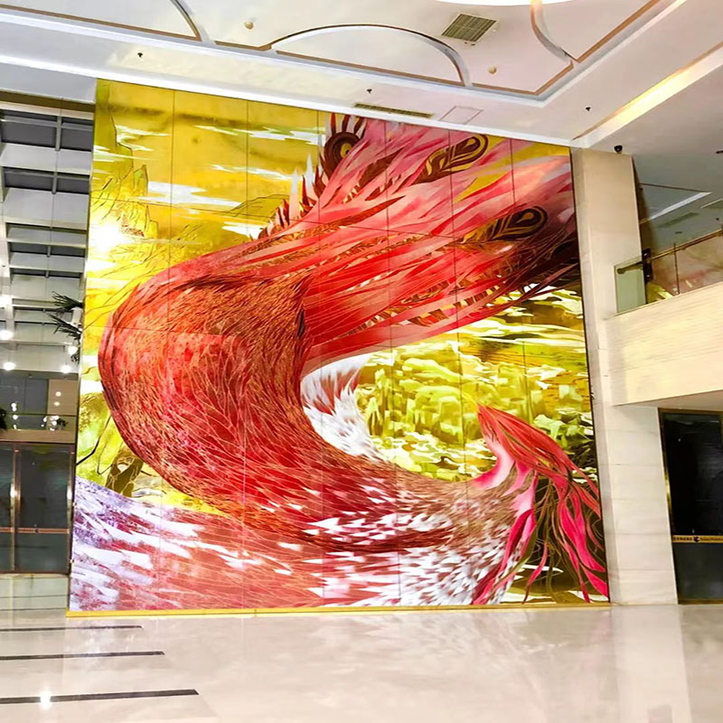 Customized Tempered UV Printing Glass for Wall Decroration