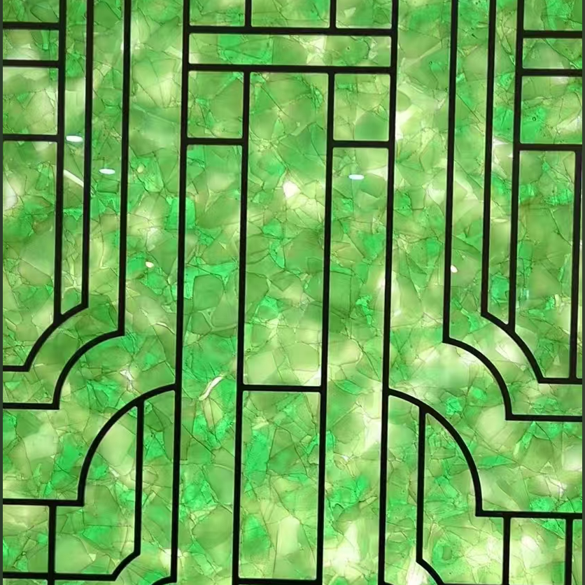 Modern Design Art Jade Glass For Home Decor
